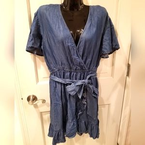 Lauren Conrad's Denim Dress with tie